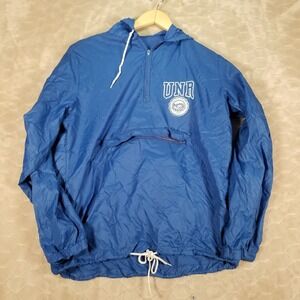VTG UNR Reno Nevada Wolf Pack Thin Pullover Anorak Windbreaker Sz Small